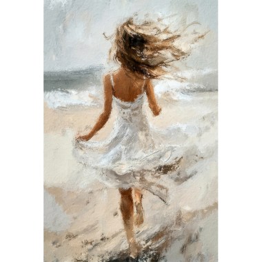 Vrouw aan het Strand 
